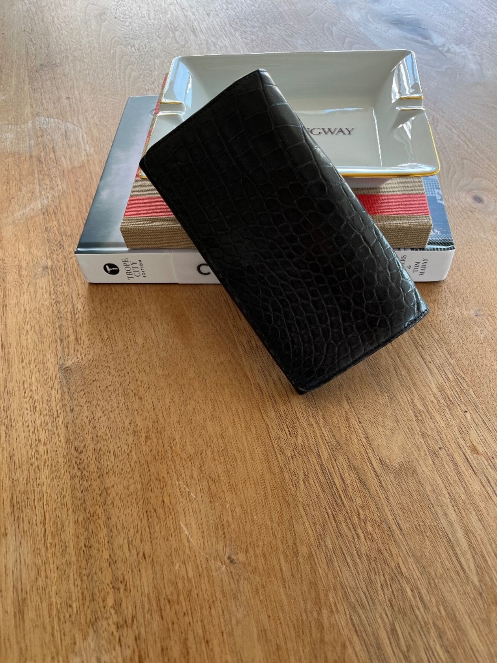 🐊 Genuine Black Alligator Skin Continental Wallet — Exotic Luxury